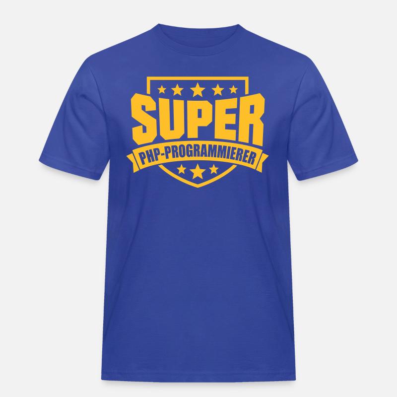 Super PHP-Programmierer - Männer Workwear T-Shirt - Royalblau