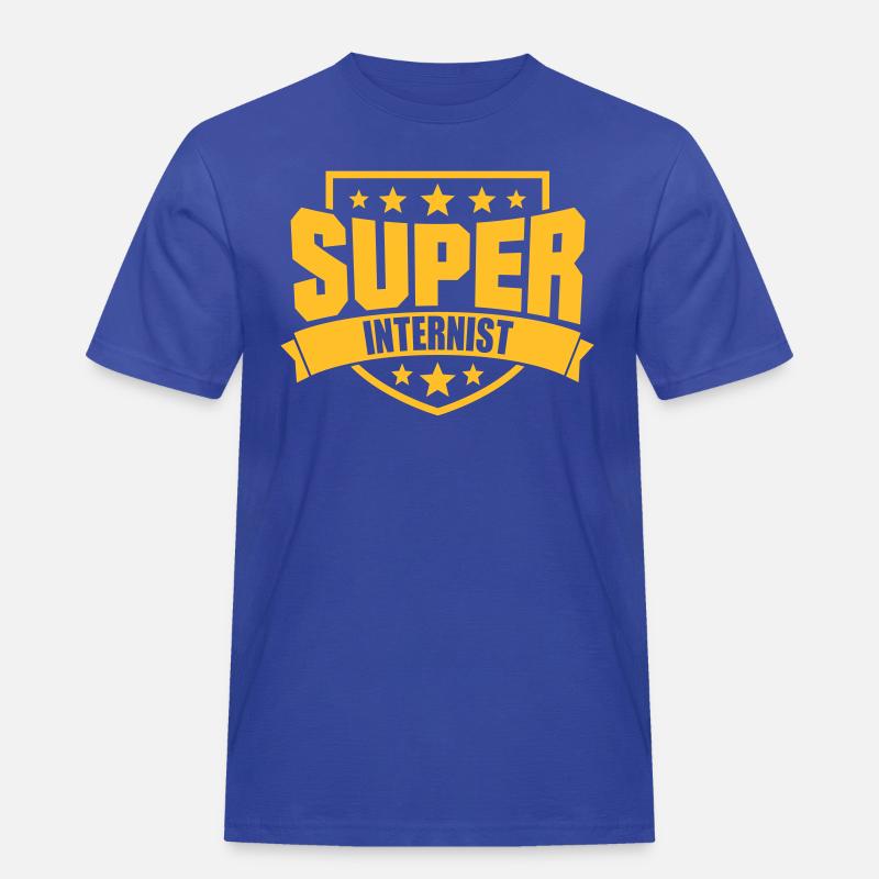 Super Internist - Männer Workwear T-Shirt - Royalblau