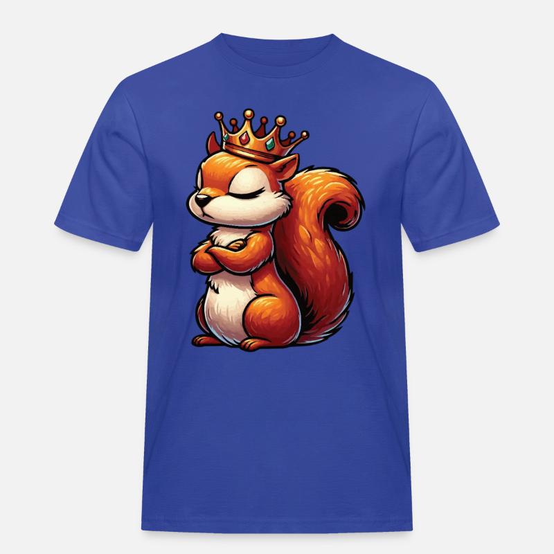 Eichhörnchen Eichhorn Eichhörnchenliebhaber Nager - Männer Workwear T-Shirt - Royalblau
