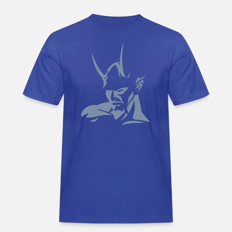 chase the devil - Männer Workwear T-Shirt - Royalblau