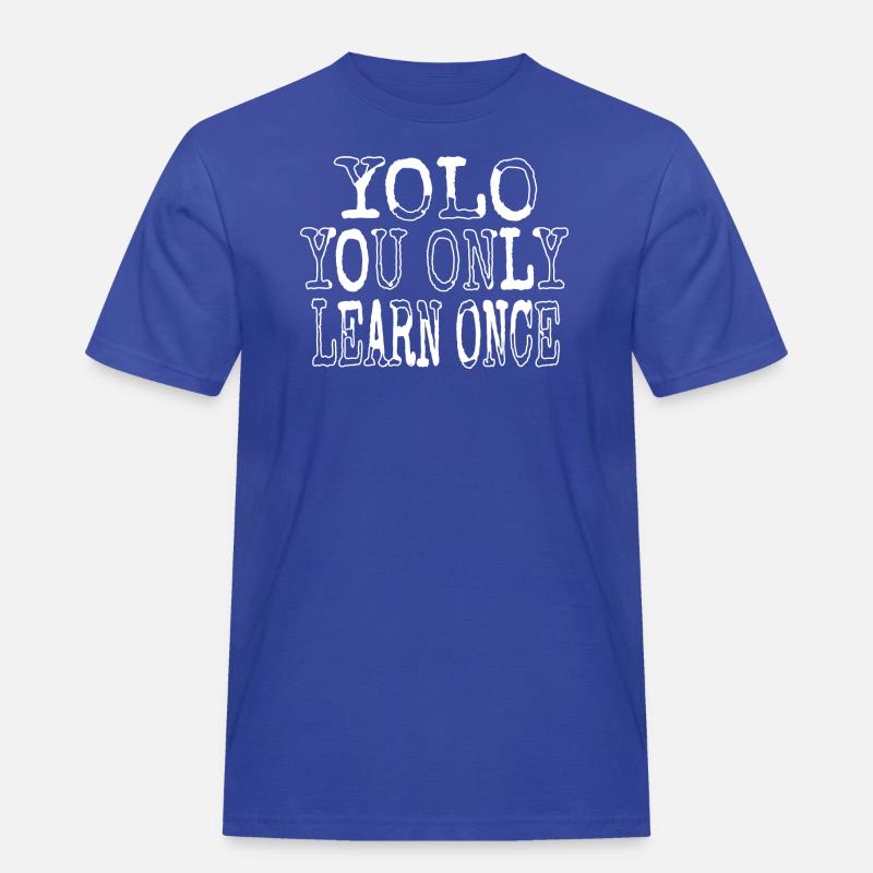 robotics engineering robots artificial - Men's Workwear T-Shirt - royal blue