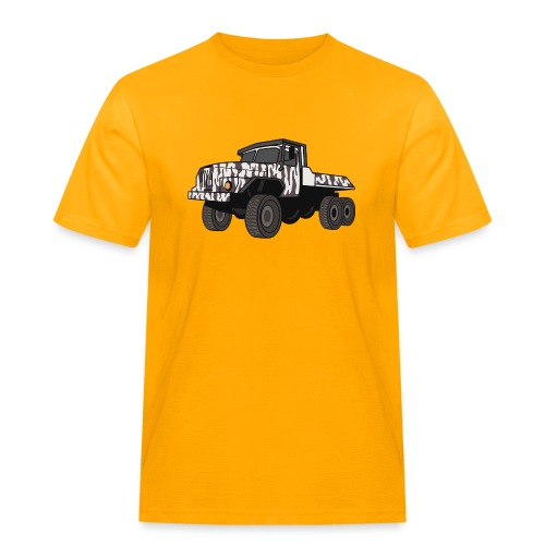 Der URAL 4320 6x6 als ZEBRA Style Trial Truck #ETT - Männer Workwear T-Shirt