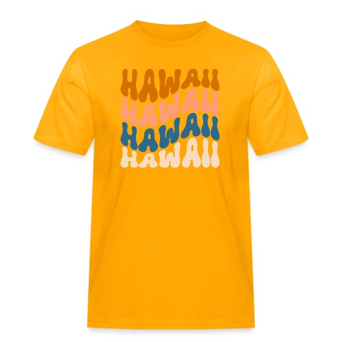 Hawaii - Männer Workwear T-Shirt