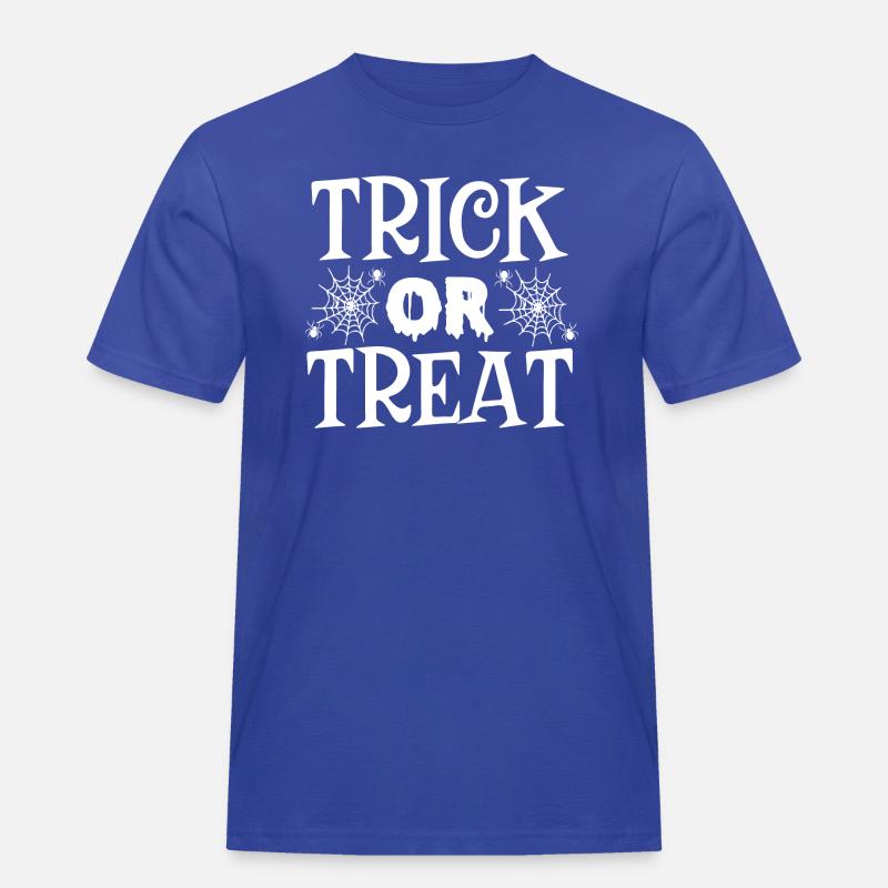 SÜßES ODER SAURES - Männer Workwear T-Shirt - Royalblau