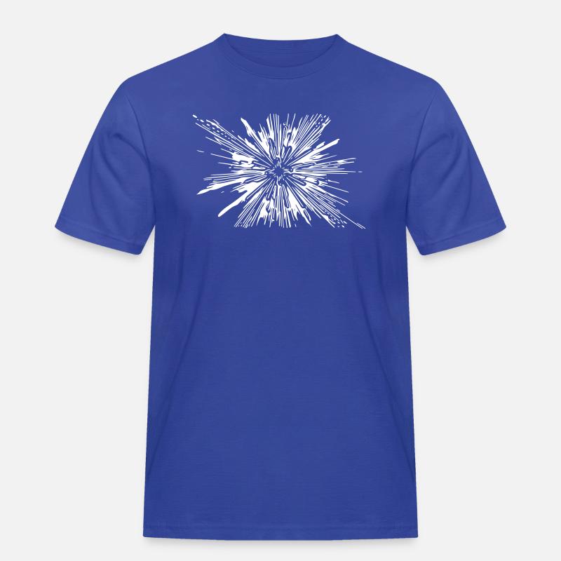 Vector Splash Explosion - Men's Workwear T-Shirt - royal blue