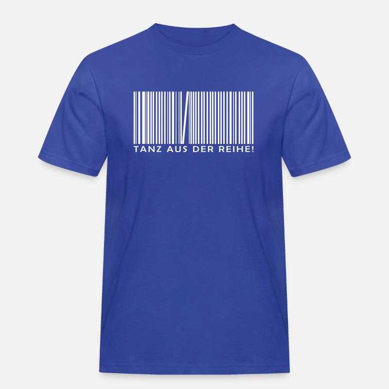 code - Männer Workwear T-Shirt - Royalblau