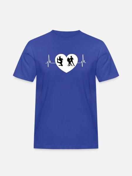 Dancing Dance Music - Men's Workwear T-Shirt - royal blue
