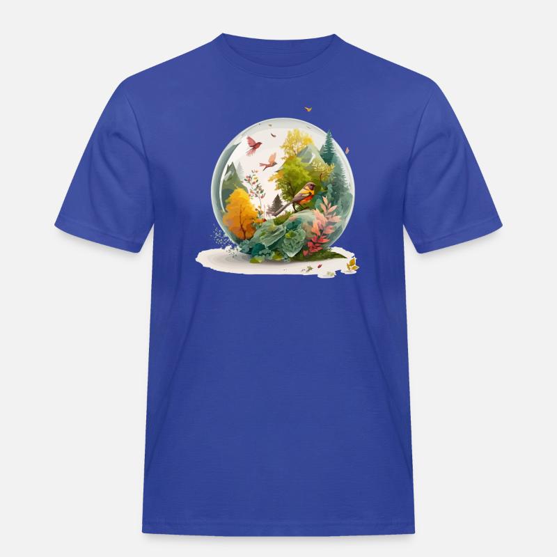 The miniature drill - Men's Workwear T-Shirt - royal blue