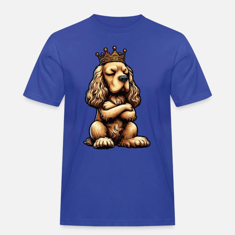 Cocker Spaniel Cockerhund Cocker Spaniel Besitzer - Männer Workwear T-Shirt - Royalblau