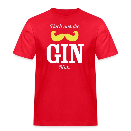 Nach uns die Gin-Flut - Männer Workwear T-Shirt