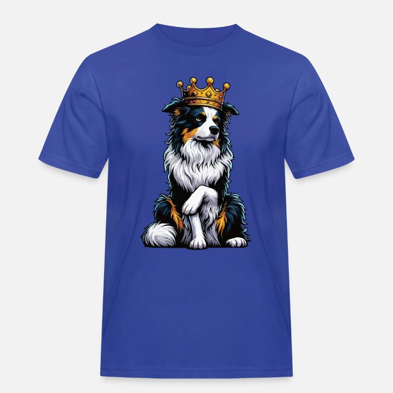 Australian Shepherd Aussie Aussiebesitzer Aussies - Männer Workwear T-Shirt - Royalblau