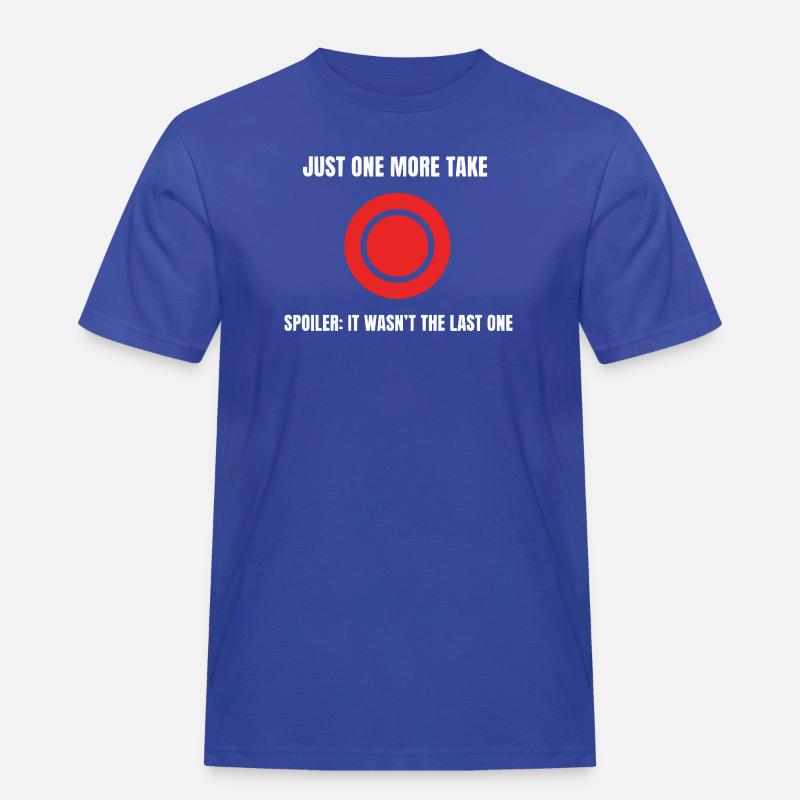 Noch Ein Take – Finaler Clip - Männer Workwear T-Shirt - Royalblau
