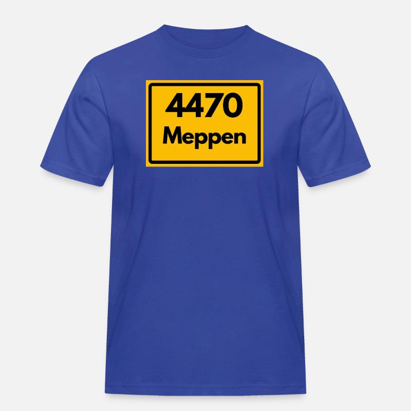 OLD POSTCODE POSTCODE RETRO 4470 MEPPEN - Men's Workwear T-Shirt - royal blue