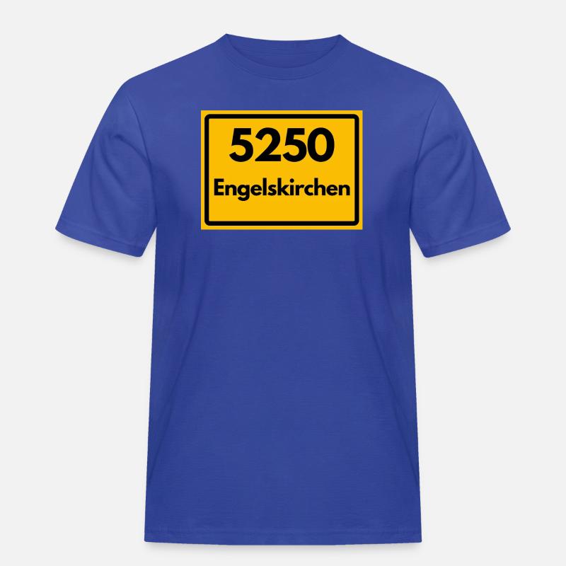 OLD POSTCODE POSTCODE RETRO 5250 ENGELSKIRCHEN - Men's Workwear T-Shirt - royal blue