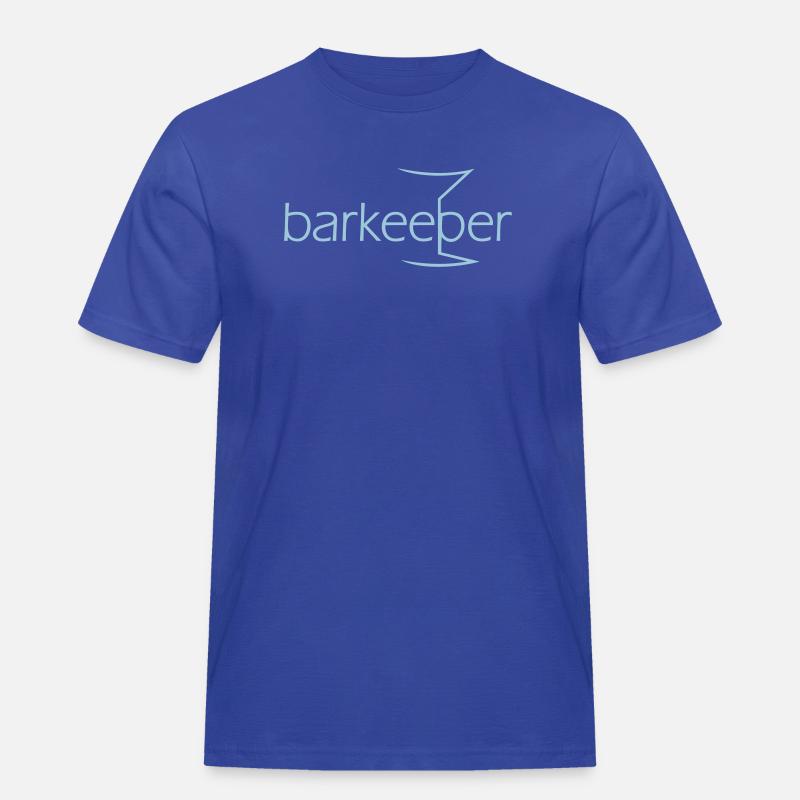 barkeeper (e, 1c) - Männer Workwear T-Shirt - Royalblau