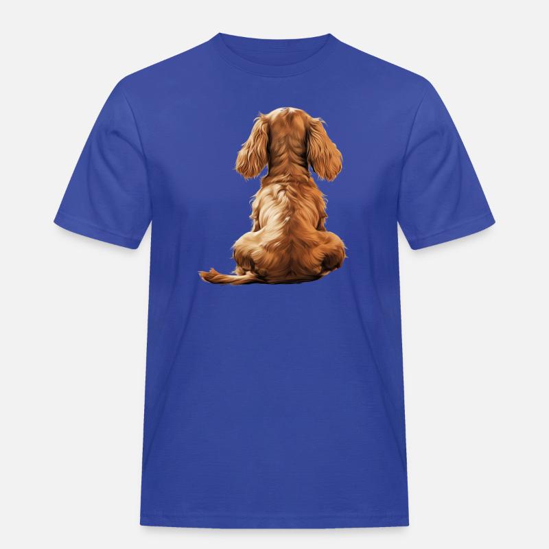 Cocker Spaniel - Männer Workwear T-Shirt - Royalblau