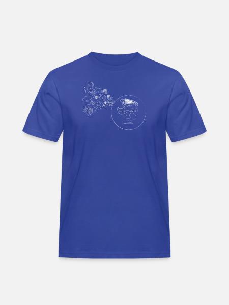 Headshot - Männer Workwear T-Shirt - Royalblau