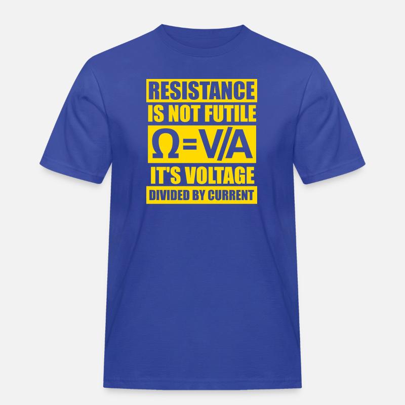 Physics Physicist Physics Student Physics Teacher - Men's Workwear T-Shirt - royal blue