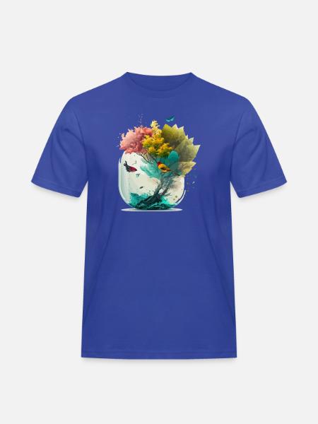 The miniature forest - Men's Workwear T-Shirt - royal blue