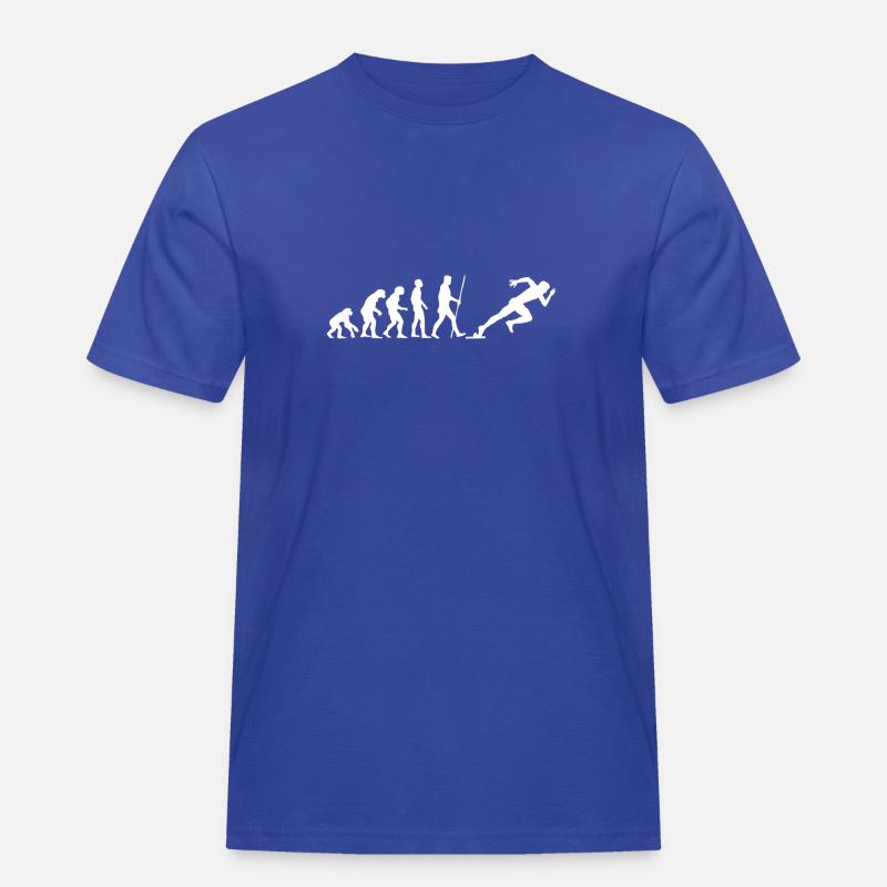 SPRINTER EVOLUTION! - Männer Workwear T-Shirt - Royalblau
