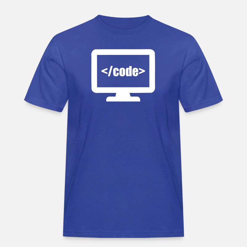 Programmierer - Männer Workwear T-Shirt - Royalblau