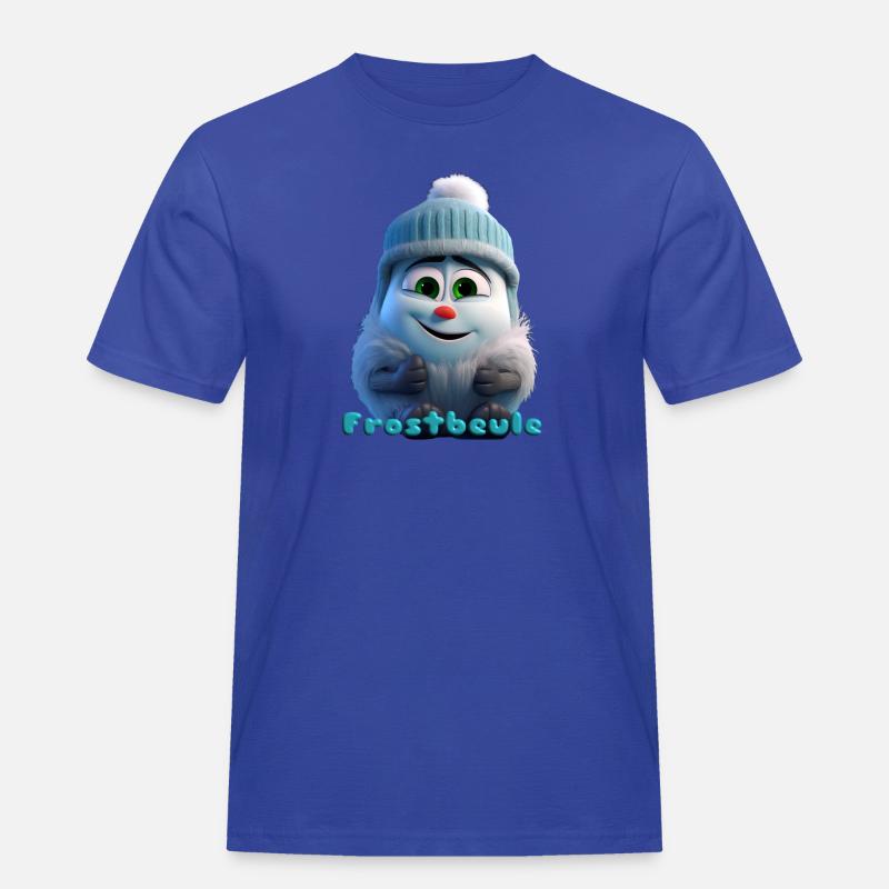 Frostbeule - Männer Workwear T-Shirt - Royalblau