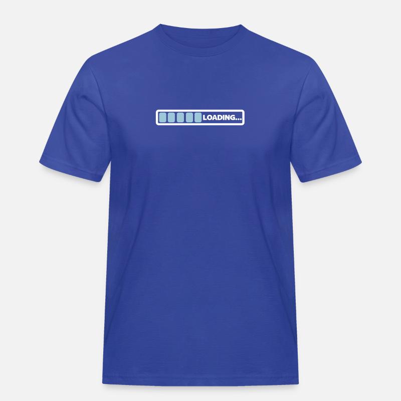 loading - Männer Workwear T-Shirt - Royalblau