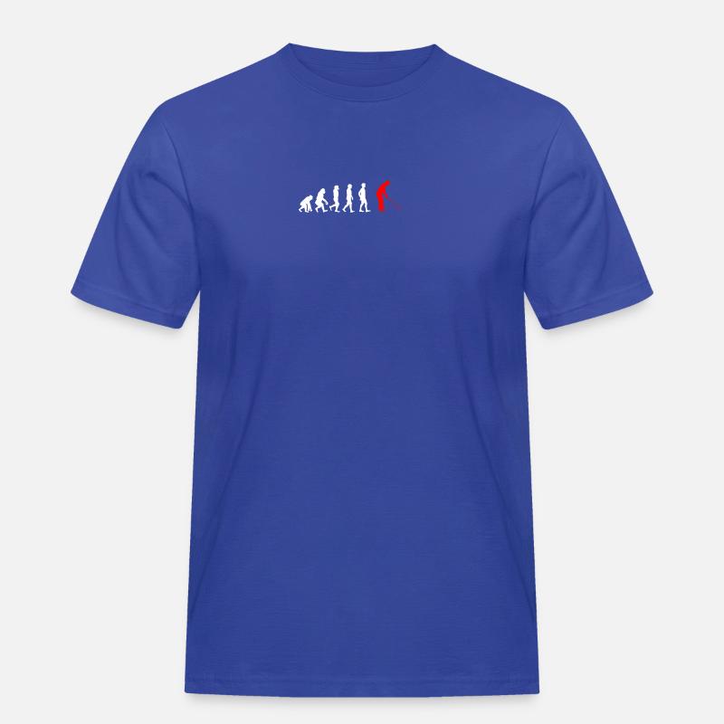 EVOLUTION golf sports golfer - Männer Workwear T-Shirt - Royalblau
