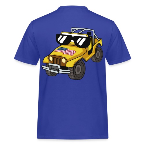 WILLYS OFFROAD RC CAR 4X4 IN SUNGLASS EMOJI - Männer Workwear T-Shirt