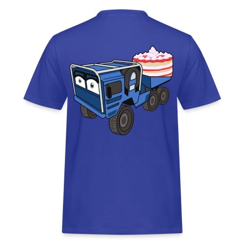 MAN KAT 6X6 TRIAL TRUCK HAPPY BIRTHDAY CAKE EMOJI - Männer Workwear T-Shirt