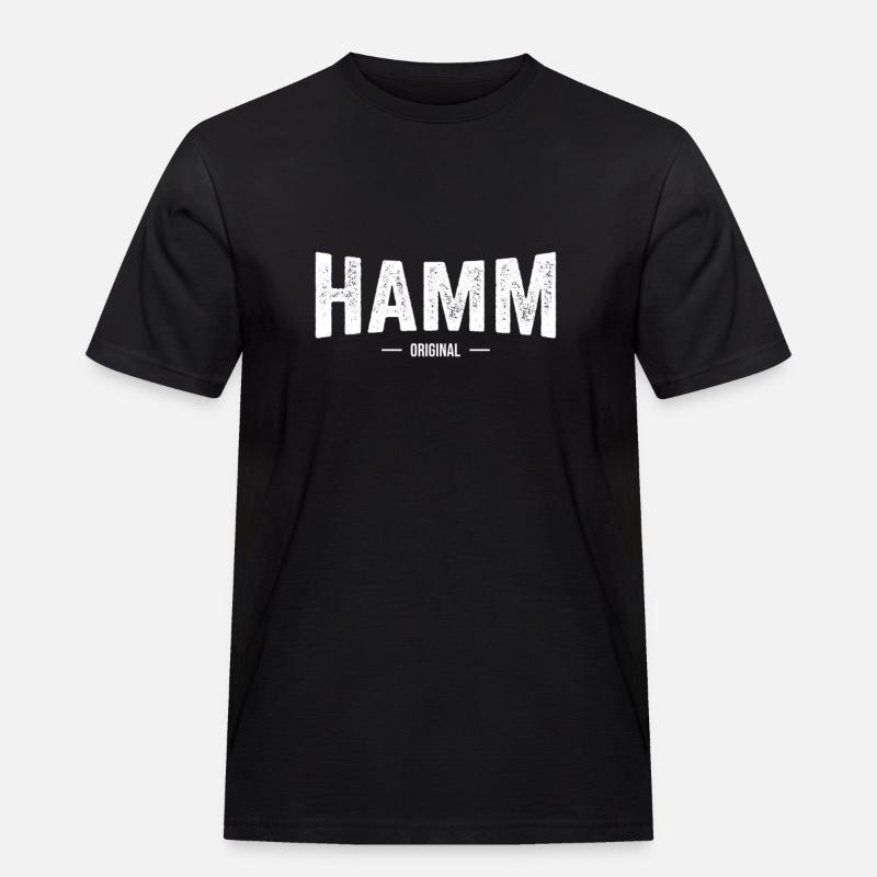 Hamm Original - Männer Workwear T-Shirt - Schwarz