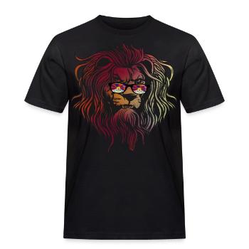 Tibet - Men's Workwear T-Shirt - black - Front - AI Model Male 178 light (178cm)