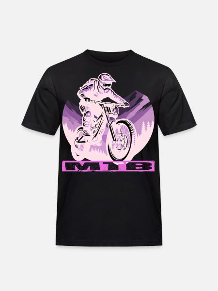 MTB Bike - Men's Workwear T-Shirt - black