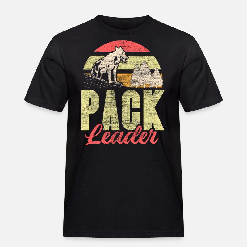 Wolf Pack Gift - Men's Workwear T-Shirt - black
