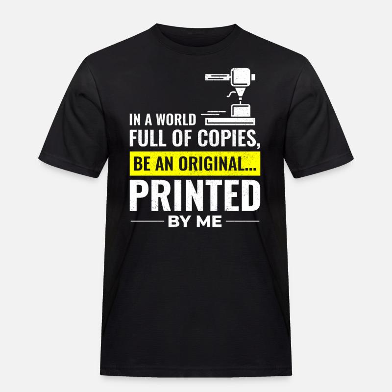 3D Printer 3D Printing - Men's Workwear T-Shirt - black
