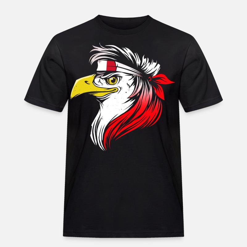 Malta - Männer Workwear T-Shirt - Schwarz