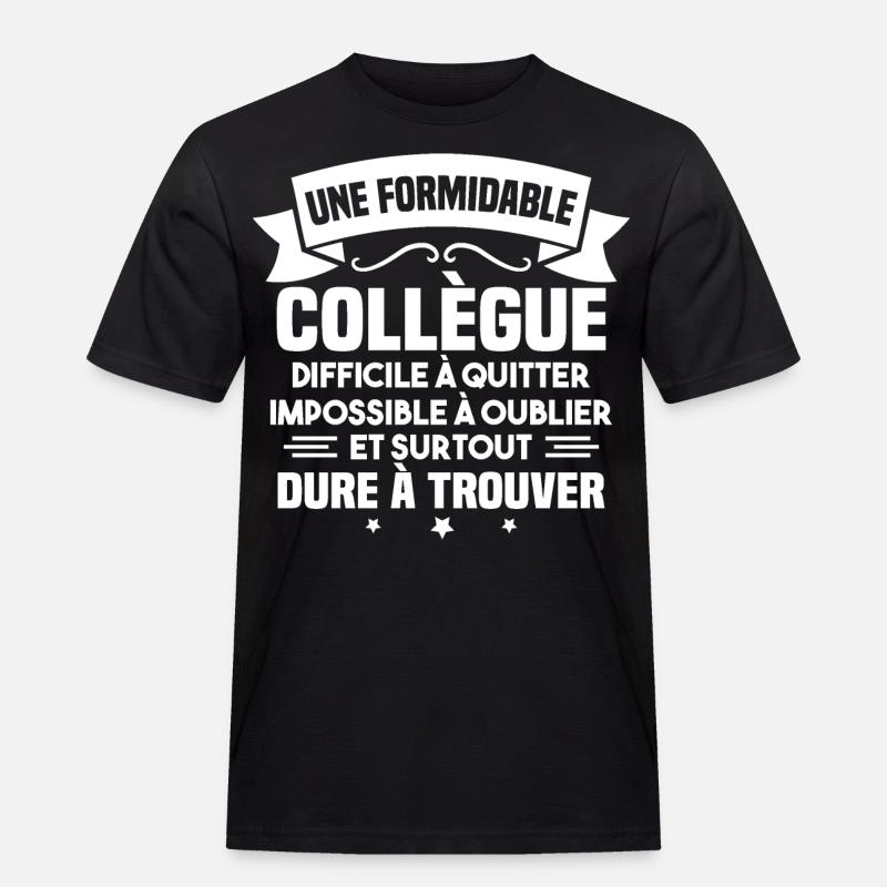 Une formidable collègue difficile - T-shirt Workwear homme - noir