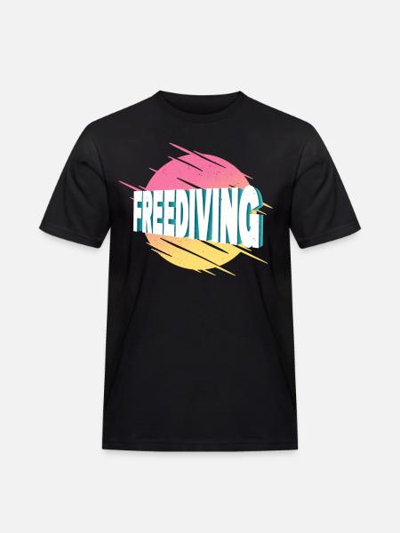 Freediving Freediving Freediving Diving - Men's Workwear T-Shirt - black