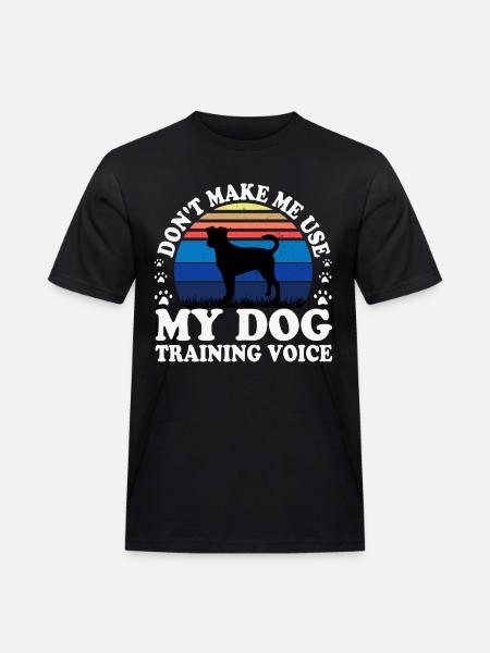 Dansk svensk gårdhund hund silhuet retro solnedgang - Herre Workwear T-Shirt - sort