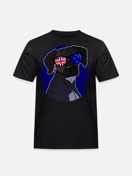 Nouvelle Zélande - T-shirt Workwear homme - noir
