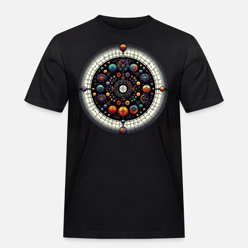 Zodiaque mystique Sphère céleste - T-shirt Workwear homme - noir