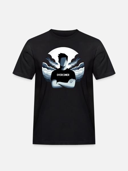 Overcomer Spirit Tee - Men's Workwear T-Shirt - black