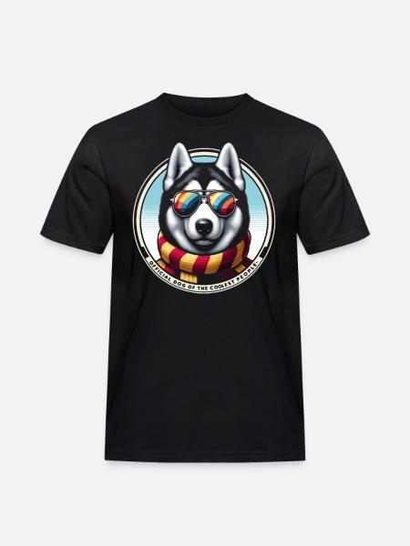 Élégant Husky Pizzazz - T-shirt Workwear homme - noir