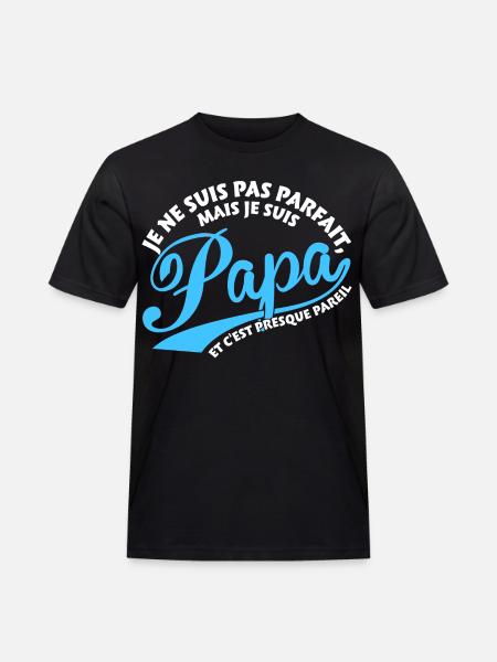Parfait Papa - T-shirt Workwear homme - noir
