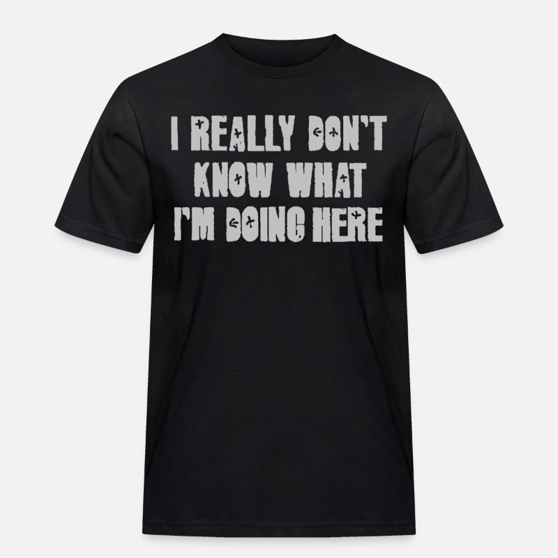 RS IRDKWIDH - Männer Workwear T-Shirt - Schwarz