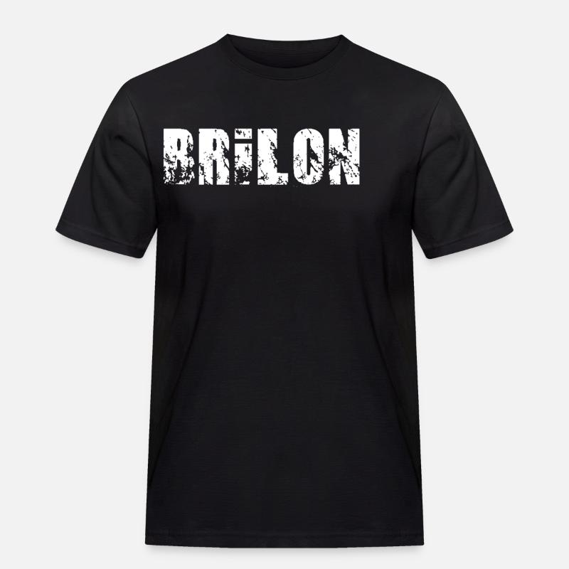 Brilon - Männer Workwear T-Shirt - Schwarz