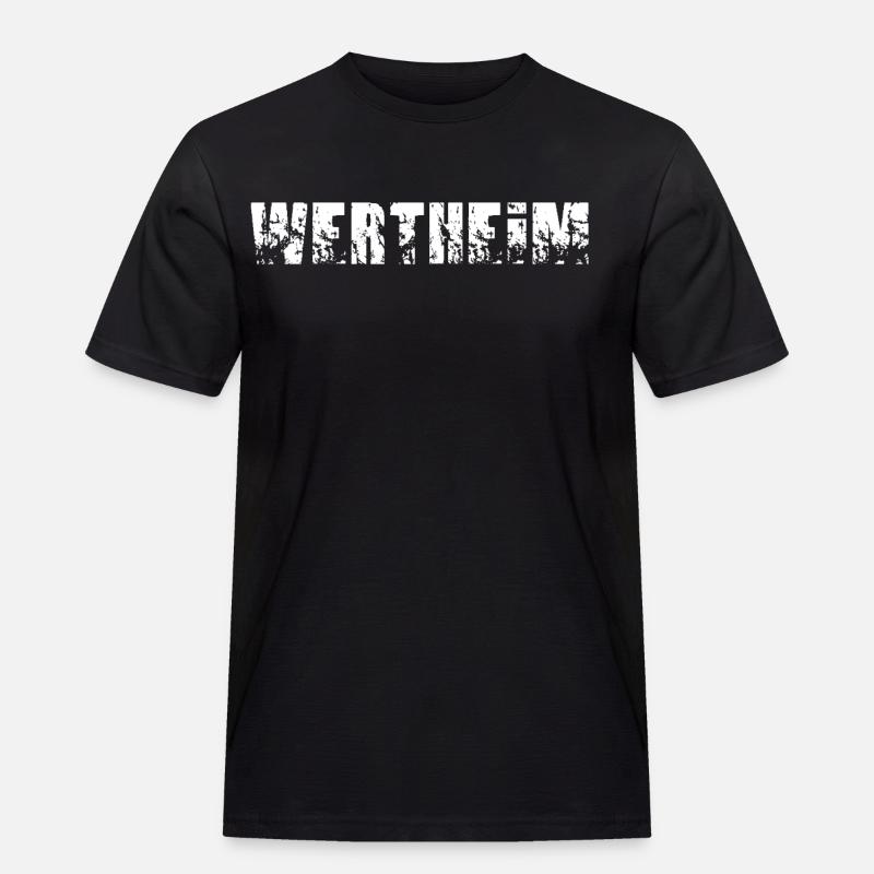 Wertheim - Männer Workwear T-Shirt - Schwarz