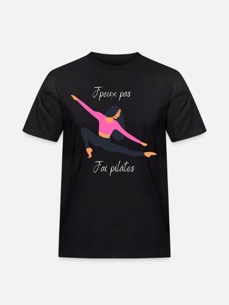 J'peux pas j'ai pilâtes - T-shirt Workwear homme - noir