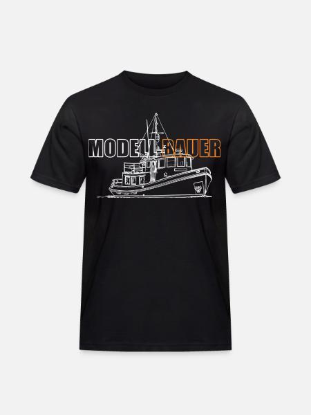 Modellbau Schiffe - Männer Workwear T-Shirt - Schwarz
