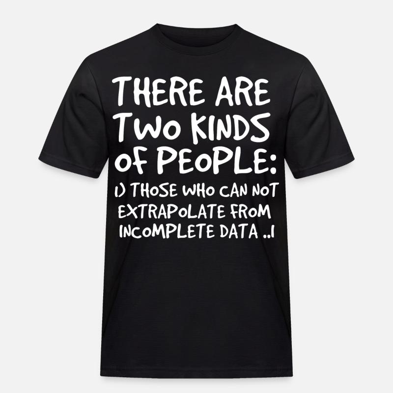 Incomplete Data Funny Science Nerd - Men's Workwear T-Shirt - black